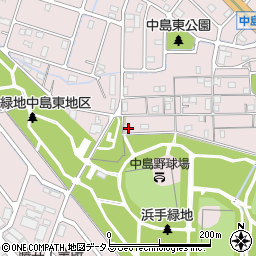 兵庫県姫路市飾磨区中島414-120周辺の地図