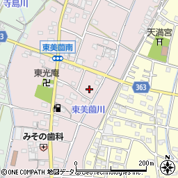 静岡県浜松市浜名区東美薗109周辺の地図