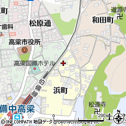中国電力寮周辺の地図