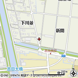 愛知県西尾市吉良町富好新田周辺の地図