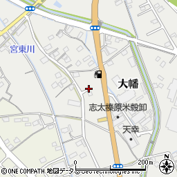 静岡県榛原郡吉田町大幡1555-1周辺の地図