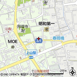 静岡県袋井市上山梨841周辺の地図