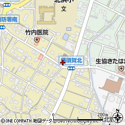 静岡県浜松市浜名区横須賀686周辺の地図