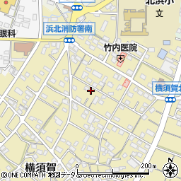 静岡県浜松市浜名区横須賀677周辺の地図