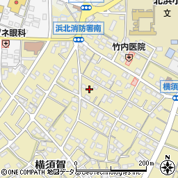 静岡県浜松市浜名区横須賀668-1周辺の地図
