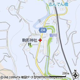 上倉沢茶農協周辺の地図