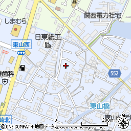 兵庫県姫路市東山322周辺の地図