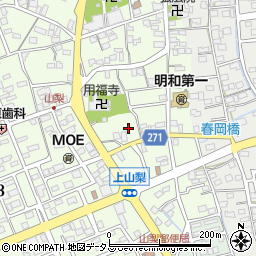 静岡県袋井市上山梨848-2周辺の地図