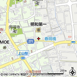 静岡県袋井市上山梨888周辺の地図