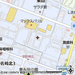 兵庫県姫路市東山1449周辺の地図