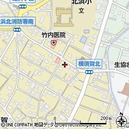 静岡県浜松市浜名区横須賀689-3周辺の地図