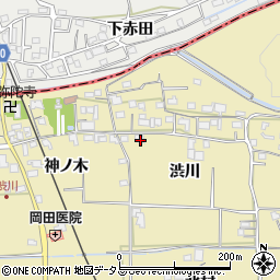 京都府木津川市山城町綺田渋川19-2周辺の地図