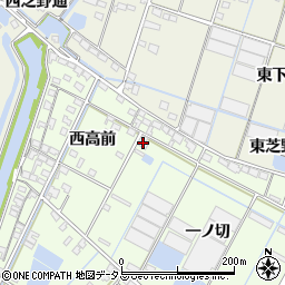 愛知県西尾市一色町生田一ノ切60周辺の地図