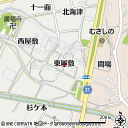 愛知県豊橋市石巻本町東屋敷周辺の地図