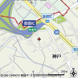 静岡県榛原郡吉田町神戸1474周辺の地図