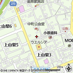 静岡県袋井市上山梨1540-22周辺の地図