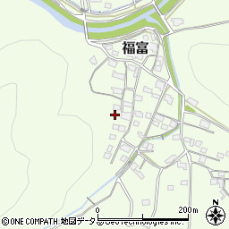 岡山県和気町（和気郡）福富周辺の地図