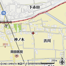 京都府木津川市山城町綺田渋川17周辺の地図