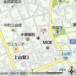 静岡県袋井市上山梨766-5周辺の地図
