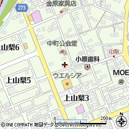 静岡県袋井市上山梨1540周辺の地図