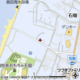 愛知県知多郡美浜町奥田石畑347-2周辺の地図