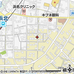 静岡県浜松市浜名区横須賀1347-2周辺の地図