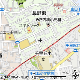 大阪府吹田市長野東3-15周辺の地図