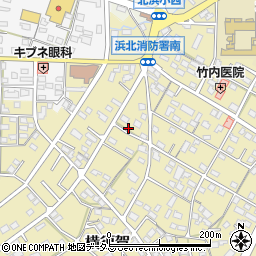 静岡県浜松市浜名区横須賀671-1周辺の地図
