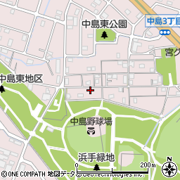 兵庫県姫路市飾磨区中島414-130周辺の地図