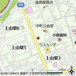 静岡県袋井市上山梨1575-2周辺の地図