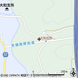 岡山県加賀郡吉備中央町宮地982周辺の地図