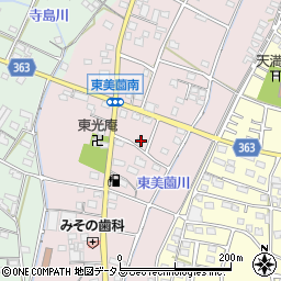 静岡県浜松市浜名区東美薗101周辺の地図