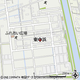 愛知県西尾市吉良町吉田東中浜周辺の地図