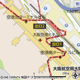 豊中警察署空港警備派出所周辺の地図