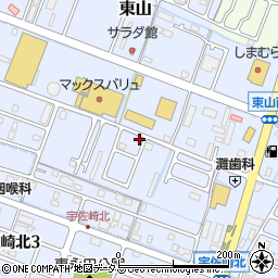 兵庫県姫路市東山1450-1周辺の地図