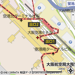 大阪国際空港（伊丹空港）周辺の地図