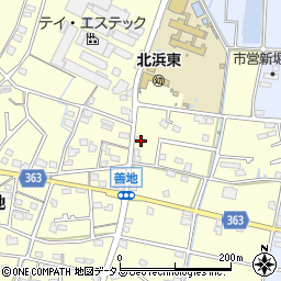 静岡県浜松市浜名区善地241周辺の地図