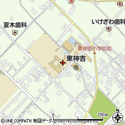 加古川市立東神吉小学校周辺の地図