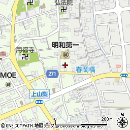 静岡県袋井市上山梨890周辺の地図