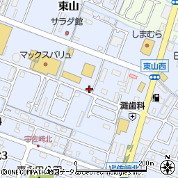 兵庫県姫路市東山232周辺の地図