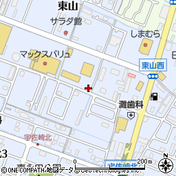 兵庫県姫路市東山232周辺の地図