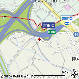 静岡県榛原郡吉田町神戸1487周辺の地図