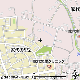 静岡県掛川市家代1873周辺の地図