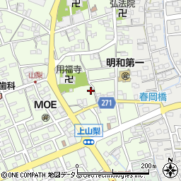 静岡県袋井市上山梨849周辺の地図