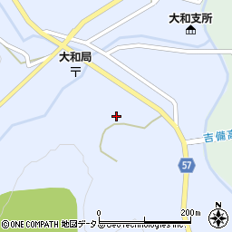 岡山県加賀郡吉備中央町西477周辺の地図
