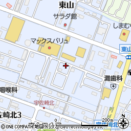 兵庫県姫路市東山1450周辺の地図