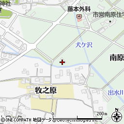 静岡県島田市南原周辺の地図