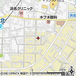 静岡県浜松市浜名区横須賀1355-6周辺の地図