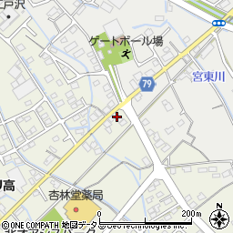 静岡県榛原郡吉田町神戸132周辺の地図