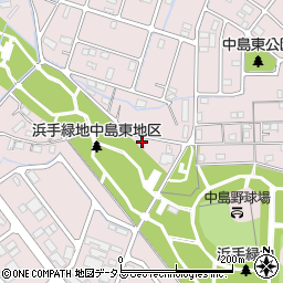 兵庫県姫路市飾磨区中島414-88周辺の地図